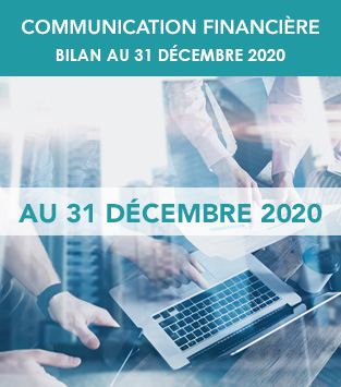 Communication financière 31 Décembre 2020