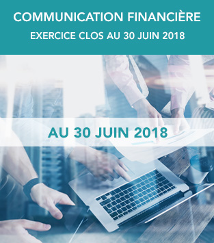 Communication financière 30 Juin 2018
