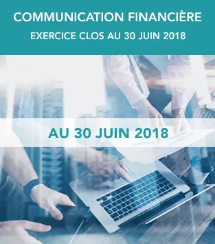 Communication financière 30 Juin 2018